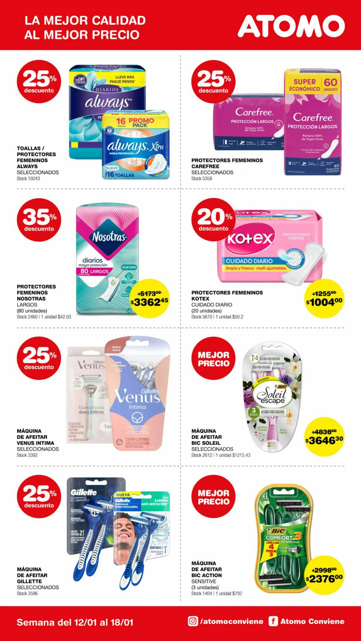 Ofertas de ATOMO Conviene 12 de enero al 18 de enero 2024 - Página 1 del catálogo