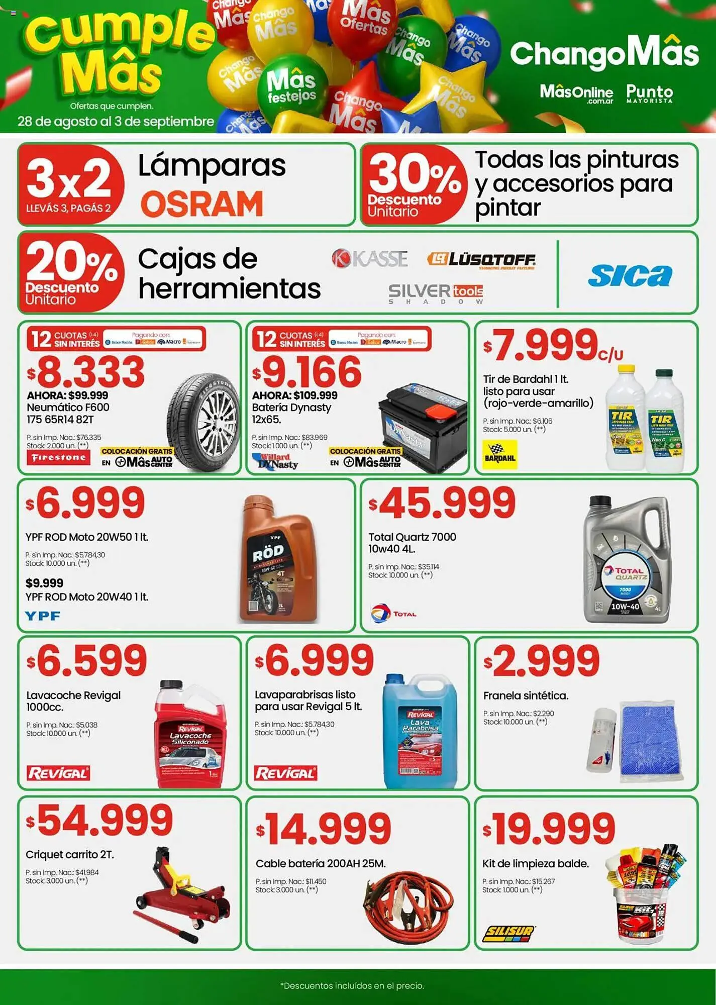 Ofertas de Catálogo Changomas 28 de agosto al 3 de septiembre 2025 - Página 13 del catálogo