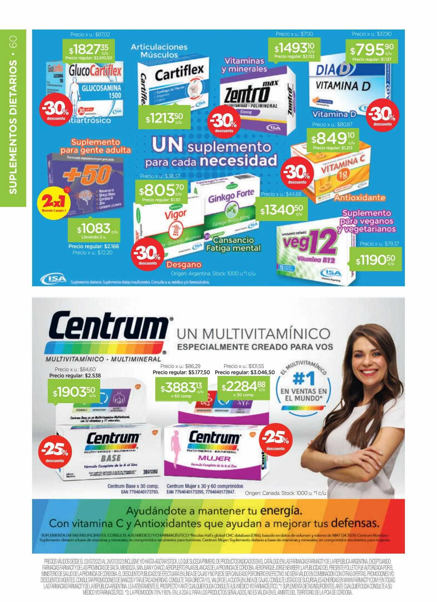 Ofertas de Catálogo Farmacity 7 de julio al 25 de julio 2023 - Página 59 del catálogo