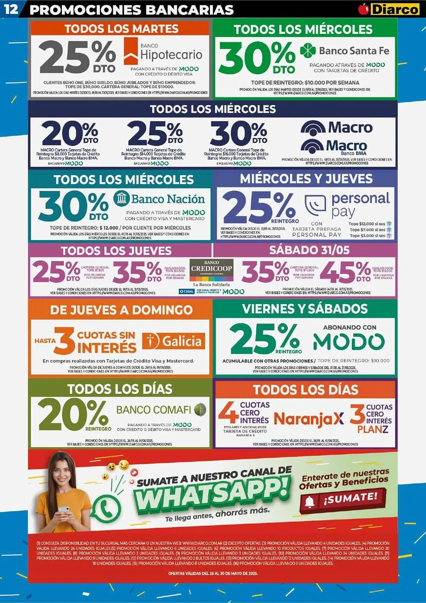 Ofertas de Catálogo Diarco 26 de mayo al 30 de mayo 2025 - Página 14 del catálogo