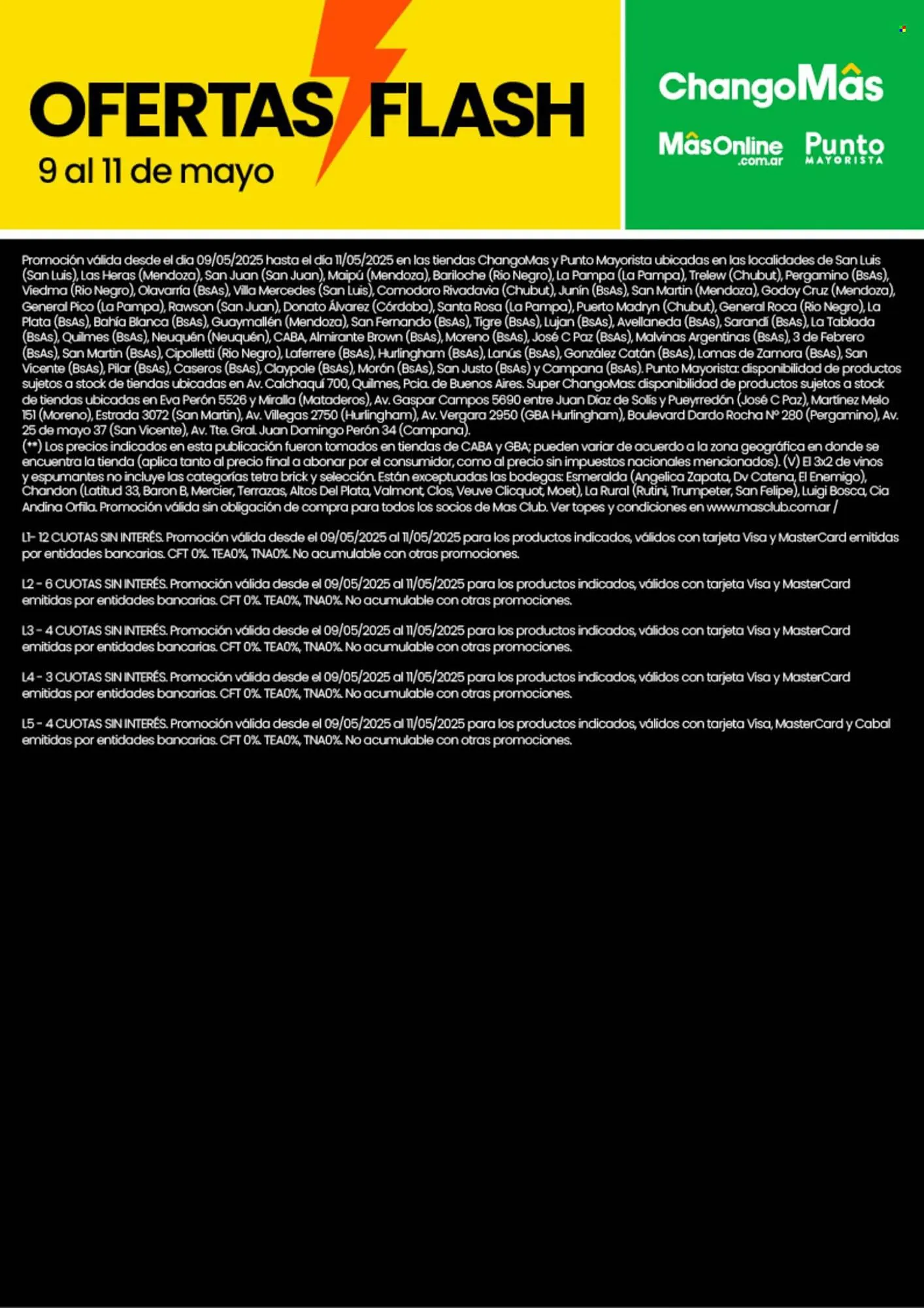 Ofertas de Catálogo Changomas 9 de mayo al 11 de mayo 2025 - Página 6 del catálogo