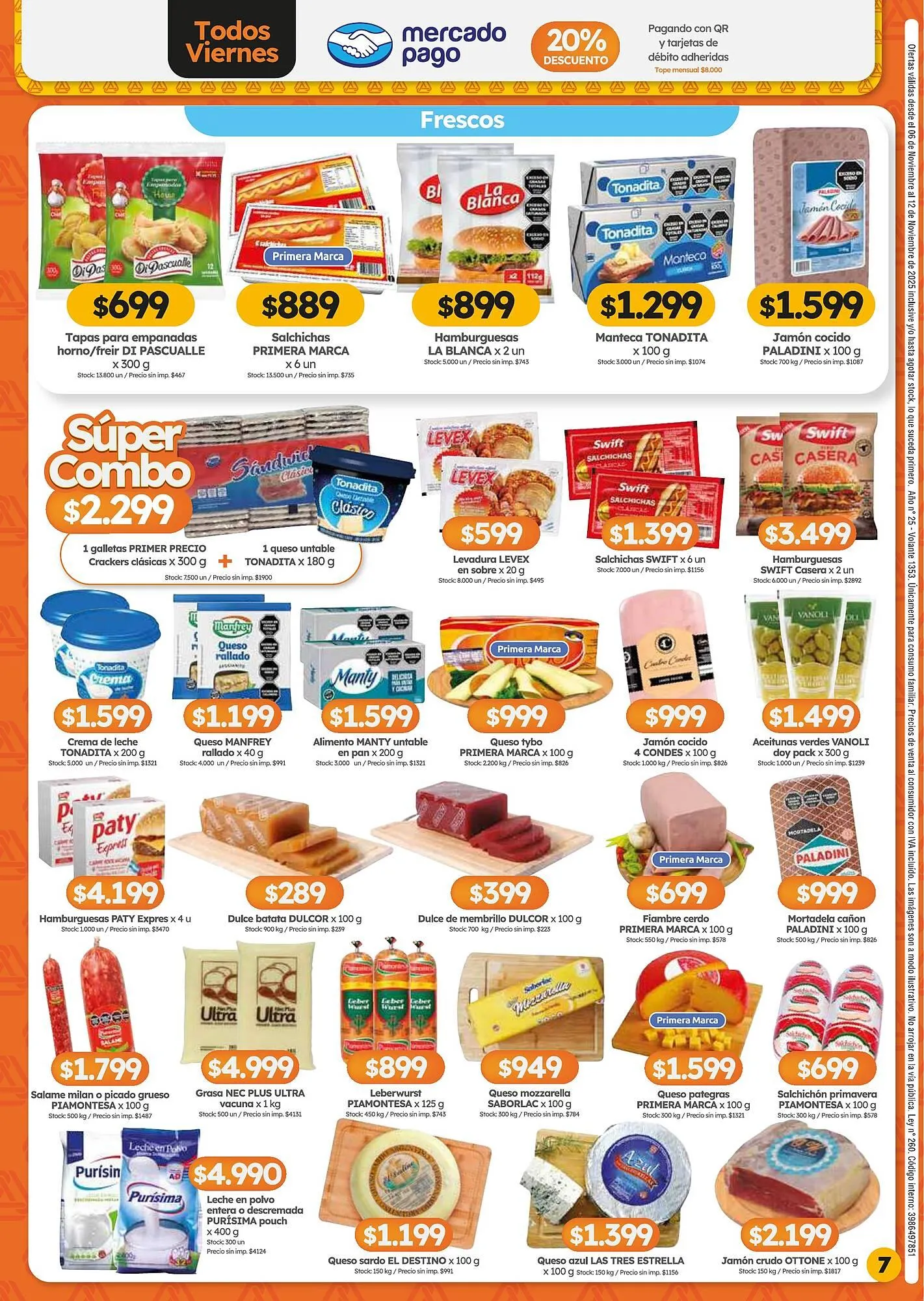 Ofertas de Folleto Cordiez 6 de noviembre al 12 de noviembre 2025 - Página 7 del catálogo