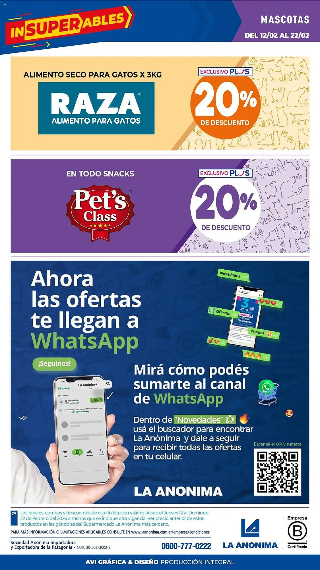 Ofertas de Catálogo La Anonima 12 de febrero al 23 de febrero 2026 - Página 47 del catálogo