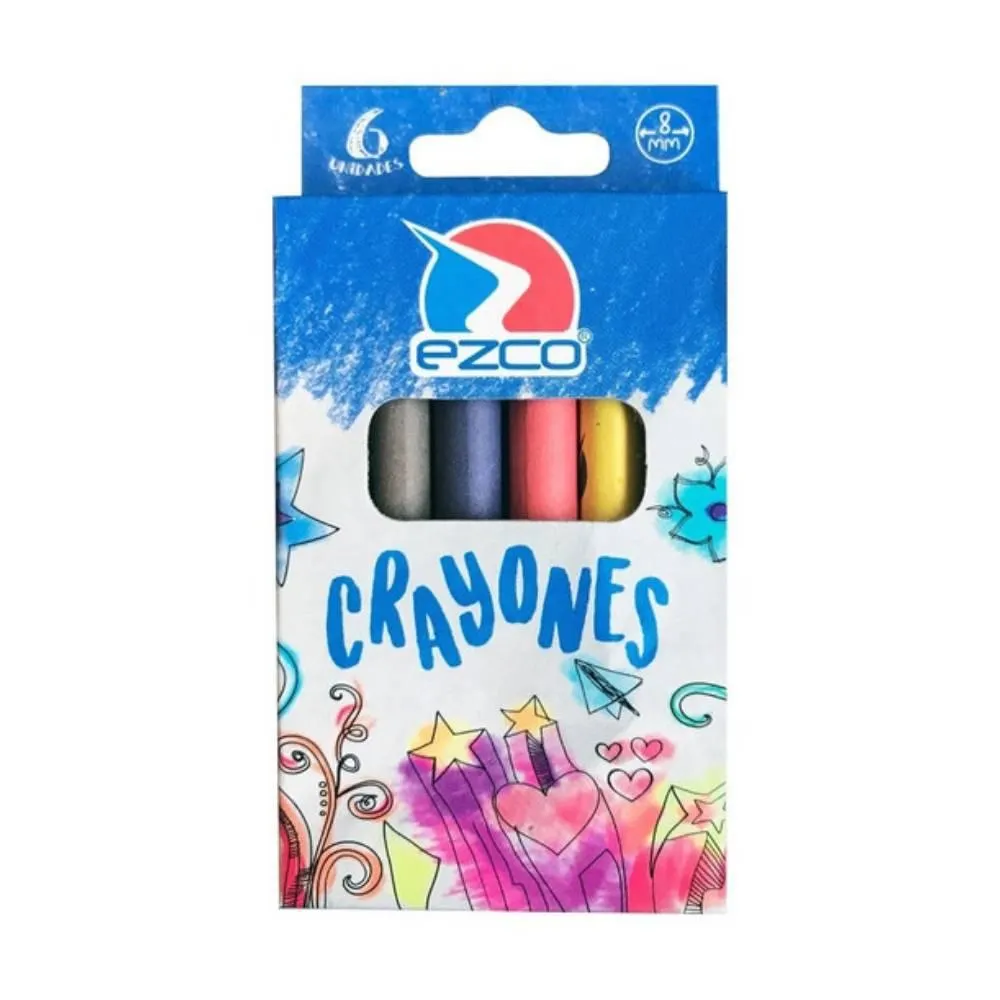 CRAYONES JUMBO X 6 U.