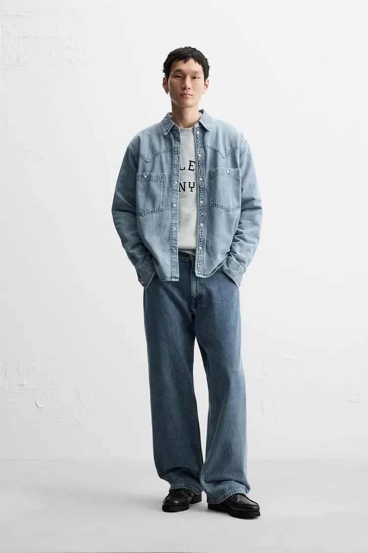 CAMISA DENIM WESTERN