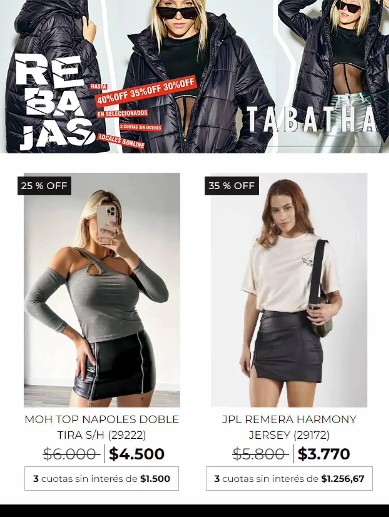 Catálogo Tabatha - 1