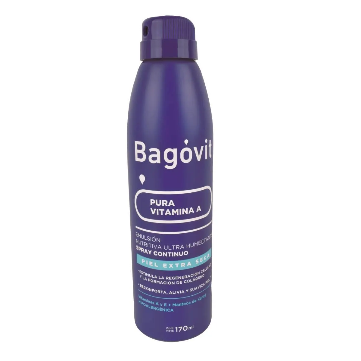 Emulsión Bagóvit A Spray Piel Extra Seca 170ML
