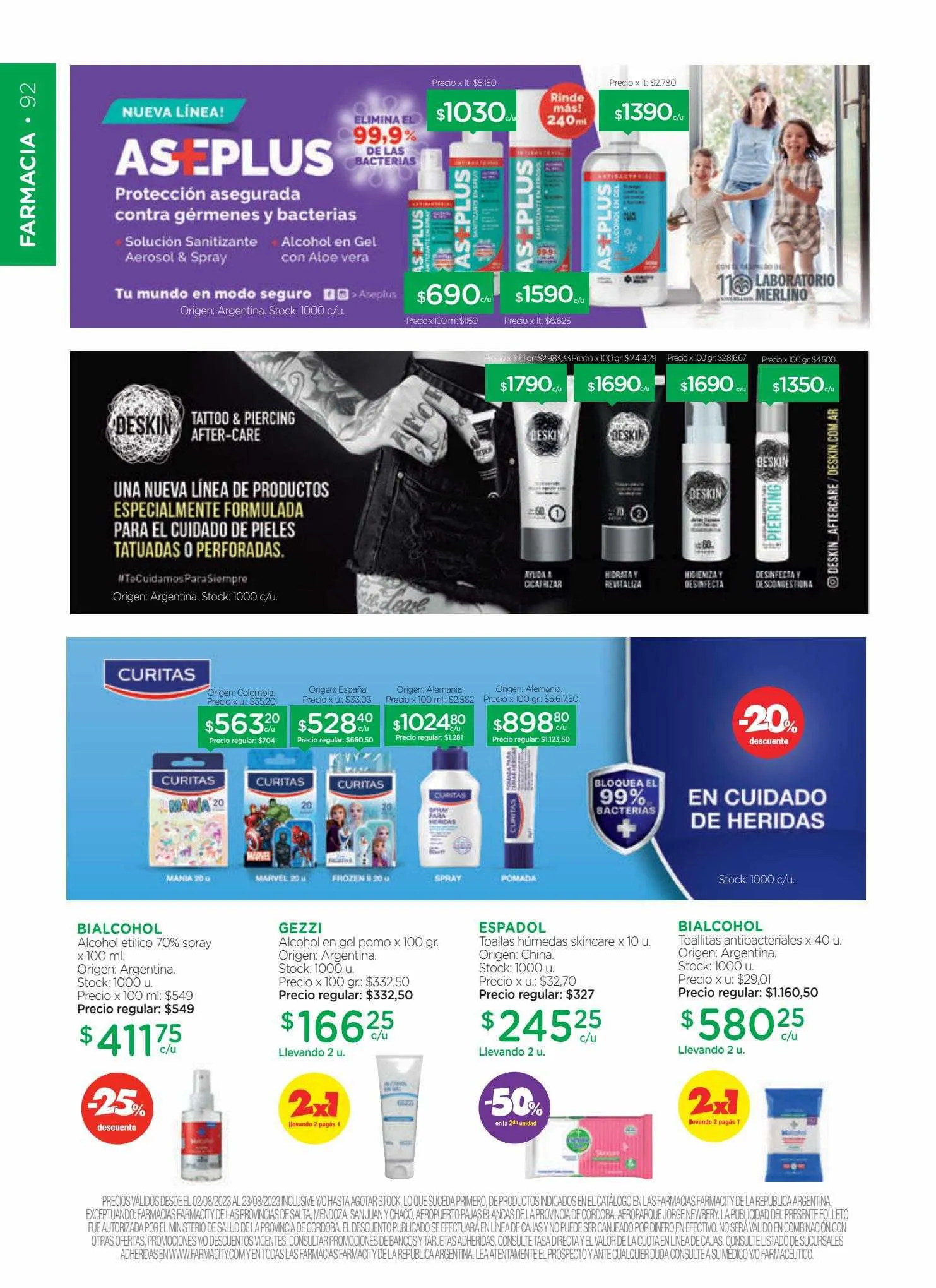 Ofertas de Catálogo Farmacity 1 de junio al 30 de septiembre 2023 - Página 92 del catálogo