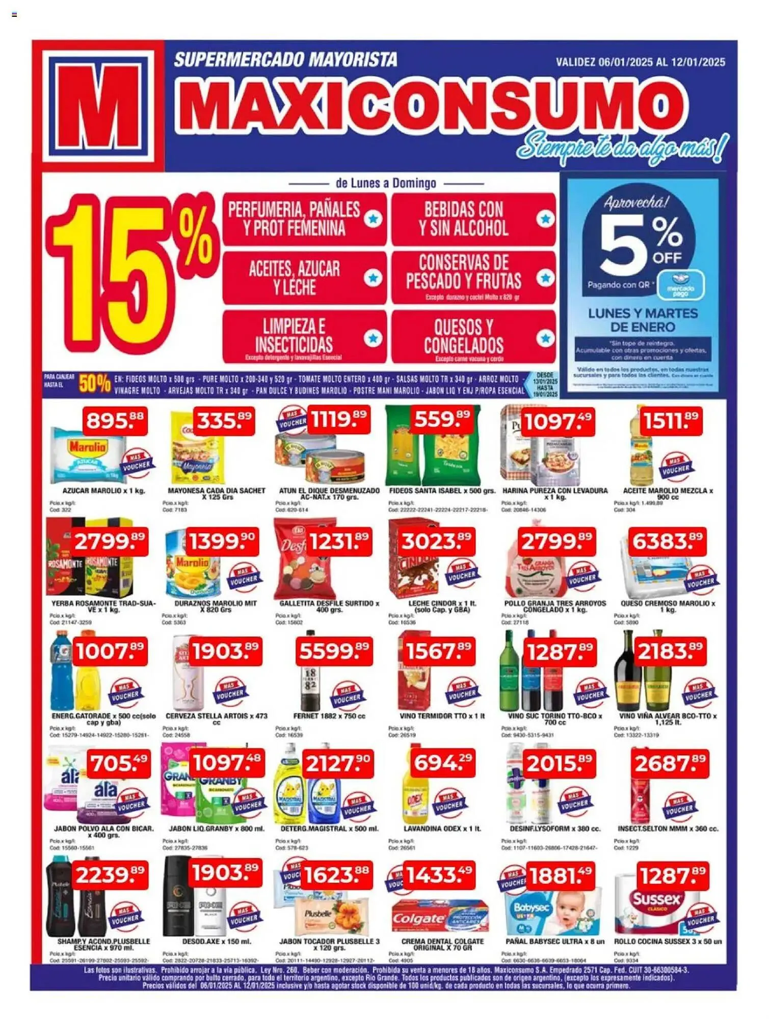 Ofertas de Catálogo Maxiconsumo 6 de enero al 12 de enero 2025 - Página 1 del catálogo