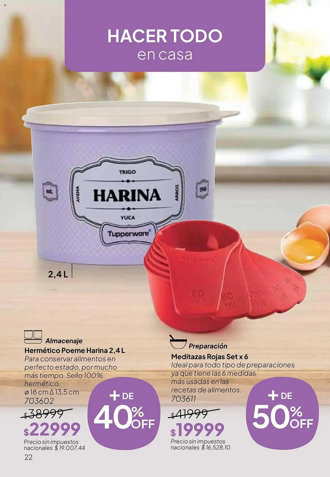 Ofertas de Folleto Tupperware 9 de marzo al 31 de marzo 2026 - Página 23 del catálogo