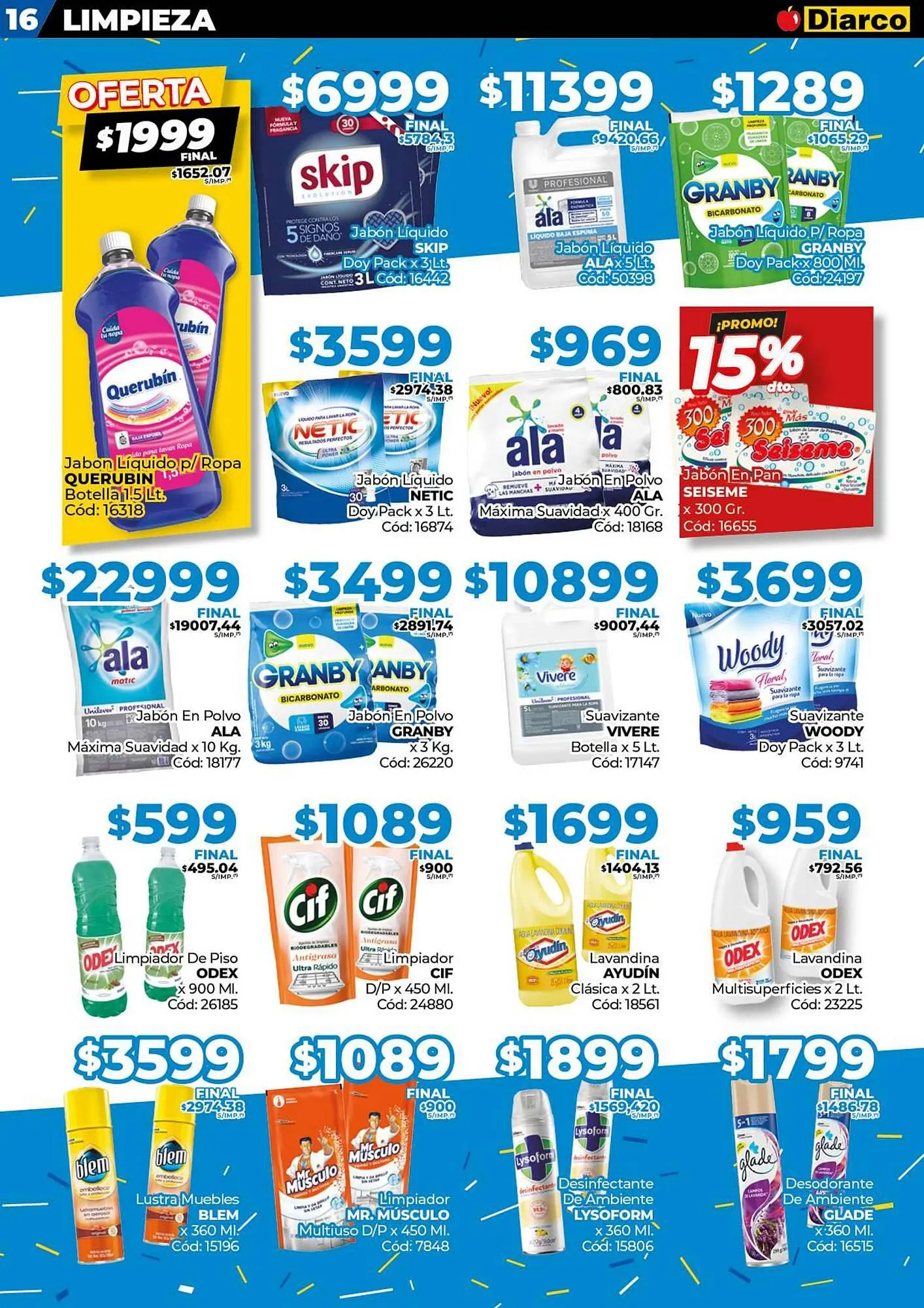 Ofertas de Catálogo Diarco 7 de abril al 13 de abril 2025 - Página 16 del catálogo