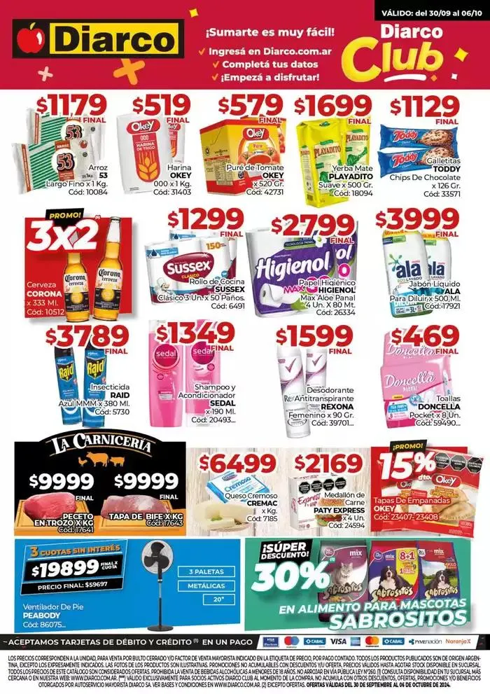 Ofertas de Ofertas especiales para ti 30 de septiembre al 6 de octubre 2024 - Página 1 del catálogo