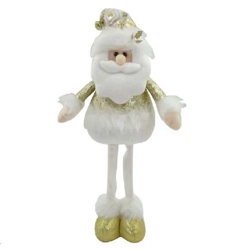 Muñeco de navidad Santa de Pie Cotidiana dorado 55 cm