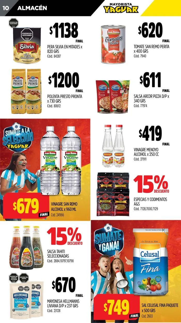 Ofertas de Ofertas Supermercados Yaguar Mar del Plata 8 de julio al 13 de julio 2024 - Página 10 del catálogo