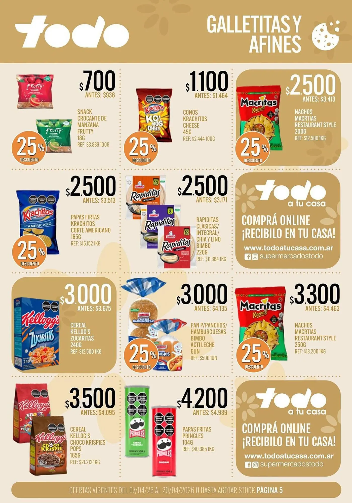Ofertas de Catálogo Supermercados Todo 7 de abril al 20 de abril 2026 - Página 5 del catálogo
