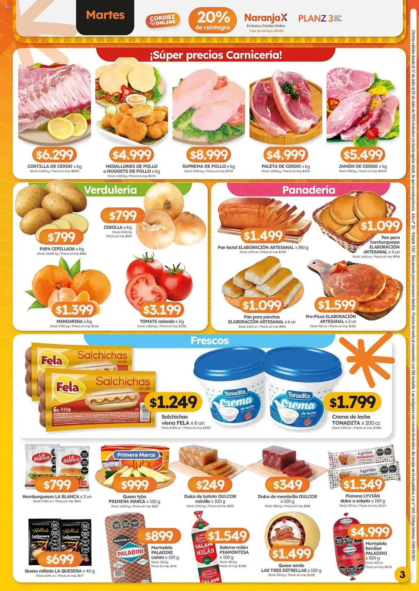 Ofertas de Catálogo Cordiez 17 de julio al 23 de julio 2025 - Página 3 del catálogo