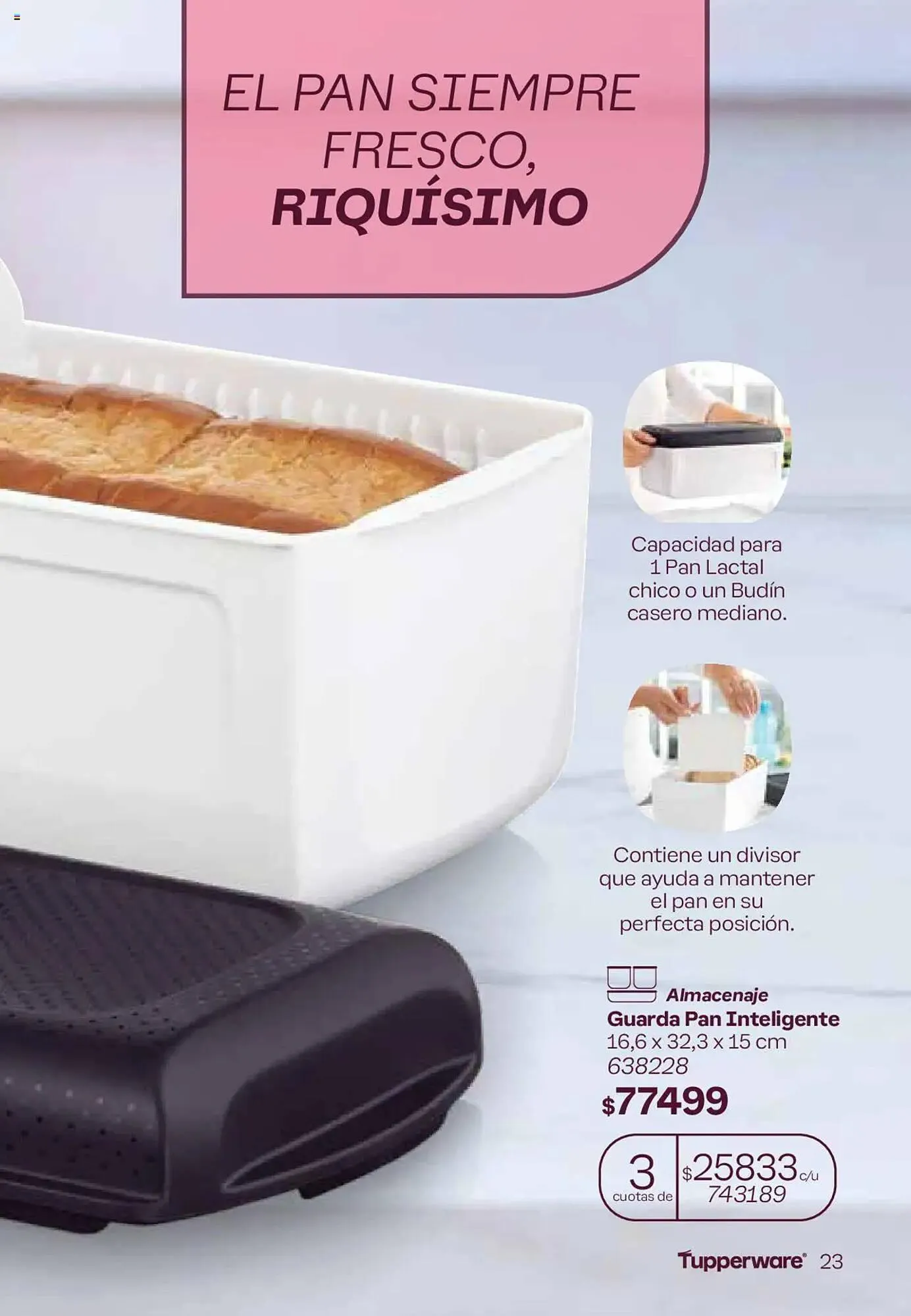 Ofertas de Catálogo Tupperware 29 de noviembre al 2 de diciembre 2024 - Página 23 del catálogo