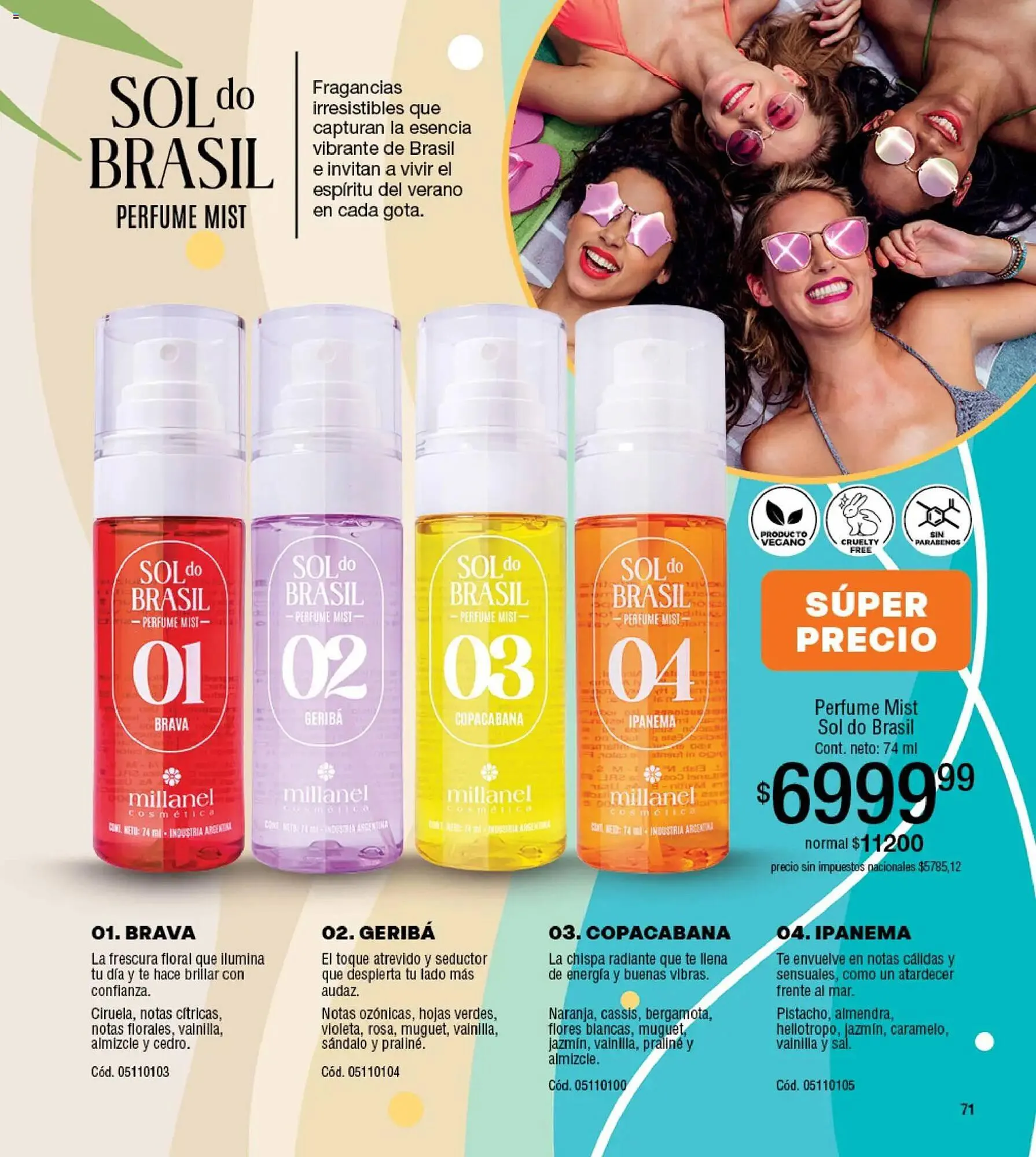 Ofertas de Catálogo Millanel Cosmética 2 de marzo al 29 de marzo 2026 - Página 71 del catálogo