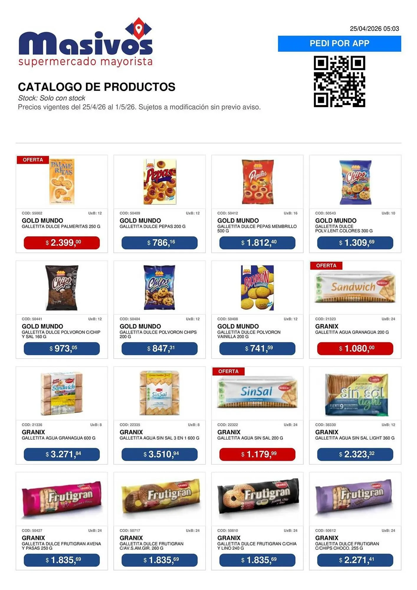 Ofertas de Catálogo Masivos 25 de abril al 1 de mayo 2026 - Página 29 del catálogo