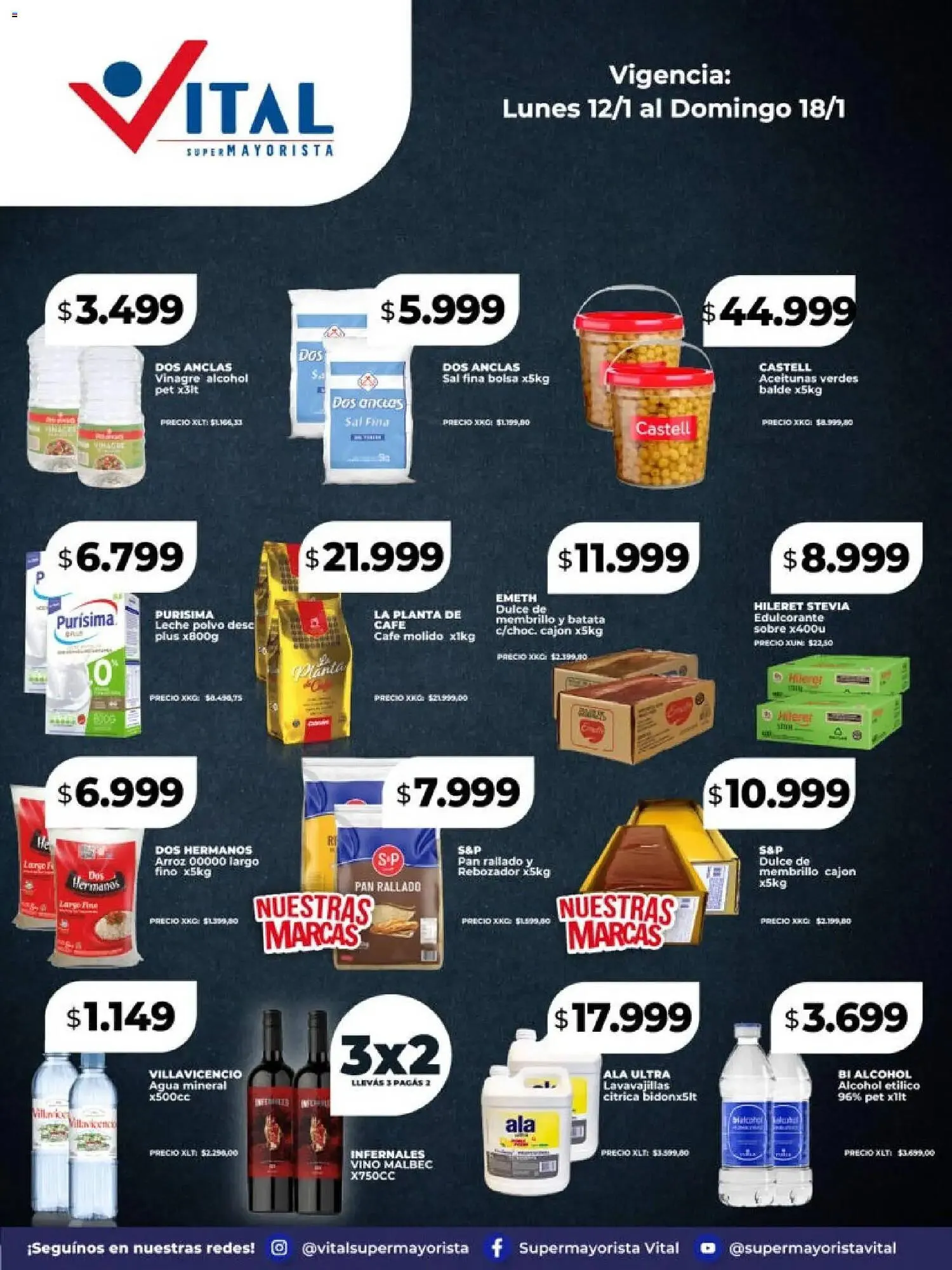 Ofertas de Catálogo Supermayorista Vital 12 de enero al 18 de enero 2026 - Página 3 del catálogo