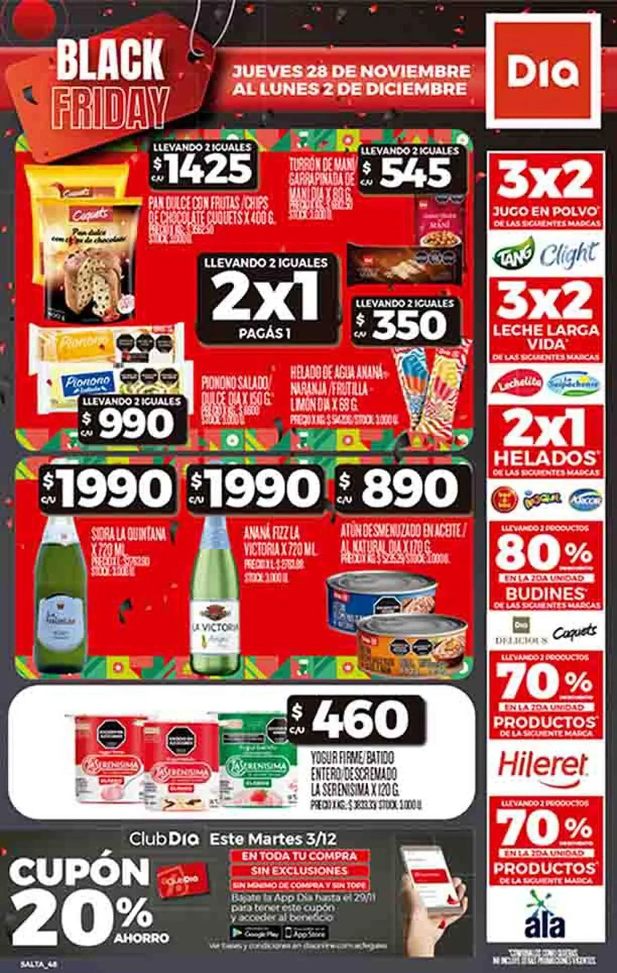 Ofertas de Catálogo Supermercados DIA 28 de noviembre al 12 de diciembre 2024 - Página 1 del catálogo