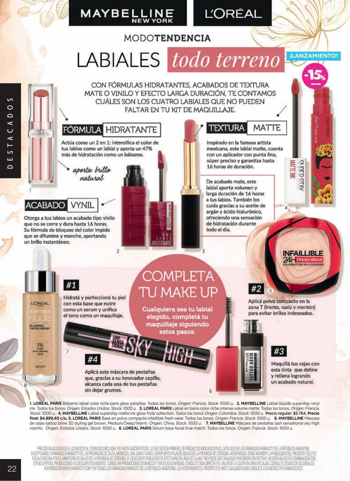 Ofertas de Catálogo Farmacity 1 de junio al 30 de septiembre 2023 - Página 22 del catálogo