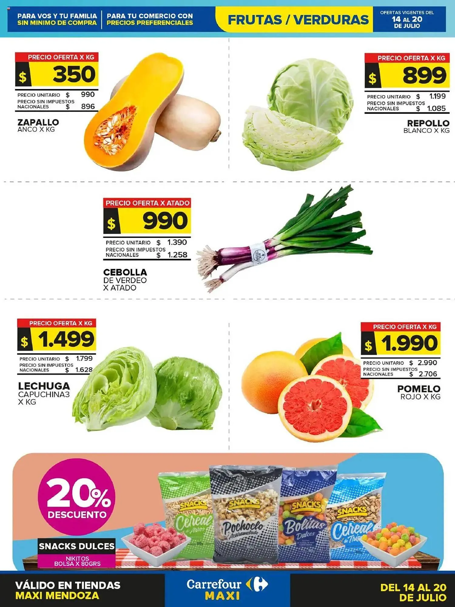 Ofertas de Catálogo Carrefour Maxi 14 de julio al 21 de julio 2025 - Página 1 del catálogo