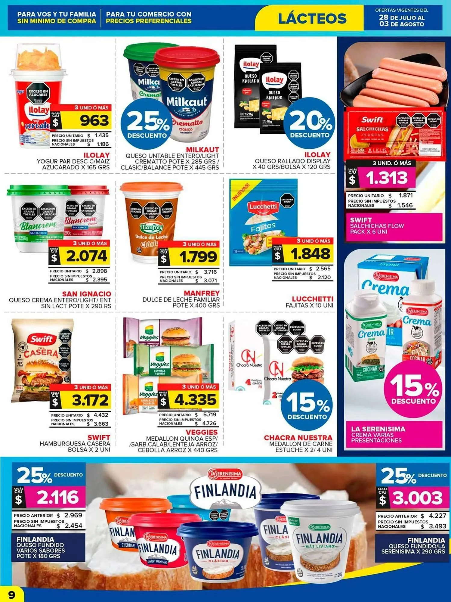 Ofertas de Catálogo Carrefour Maxi 28 de julio al 3 de agosto 2025 - Página 9 del catálogo
