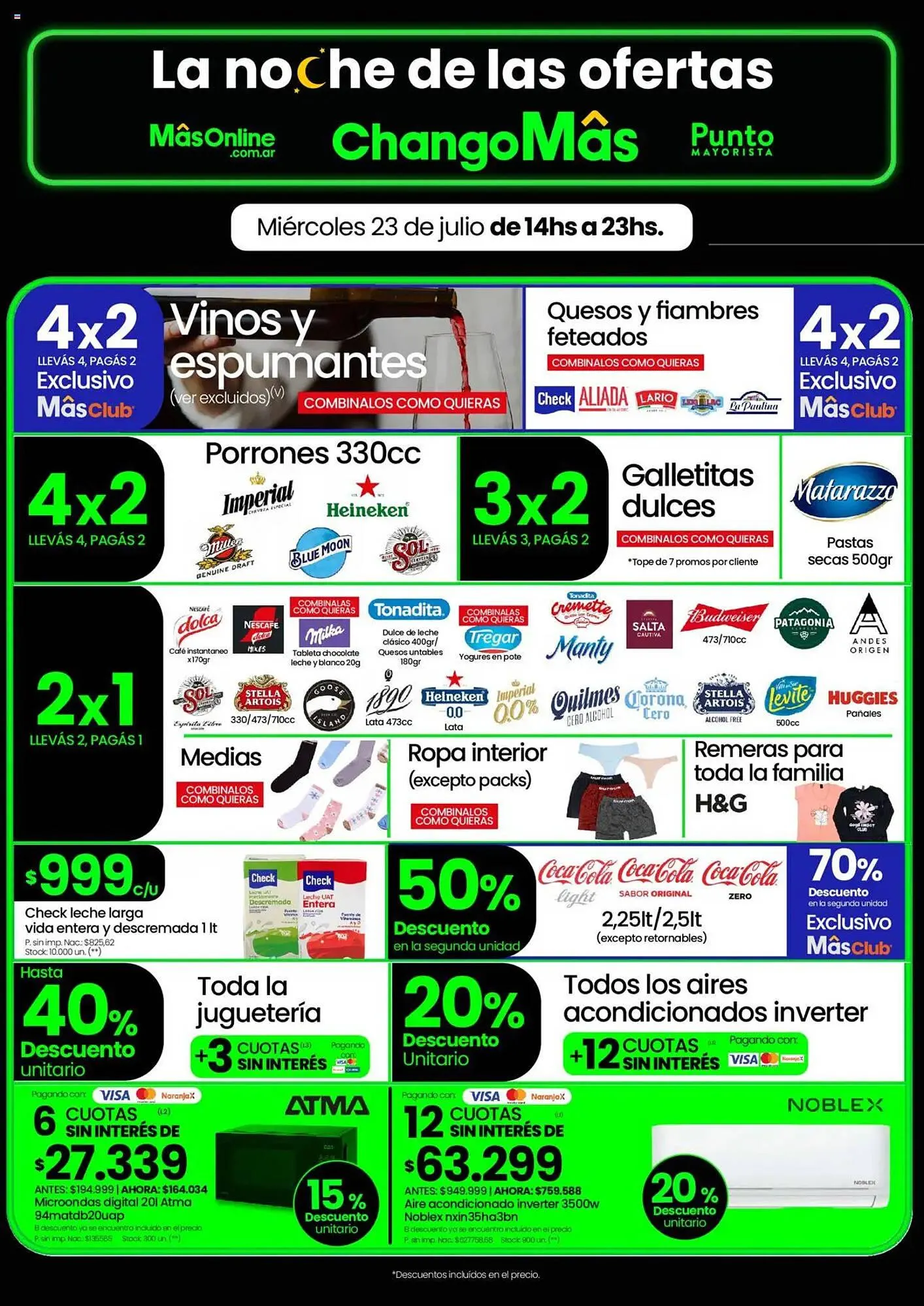 Ofertas de Catálogo Changomas 23 de julio al 23 de julio 2025 - Página 1 del catálogo