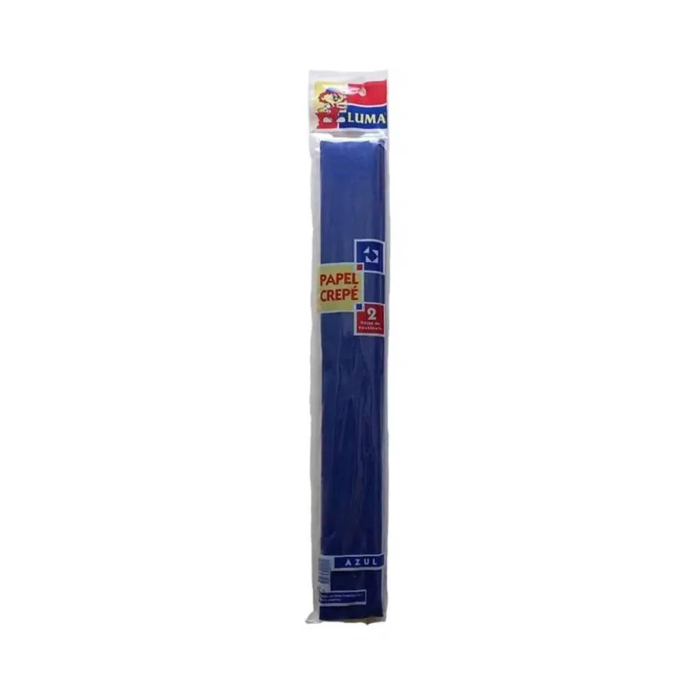 PAPEL CREP COLOR AZUL X2