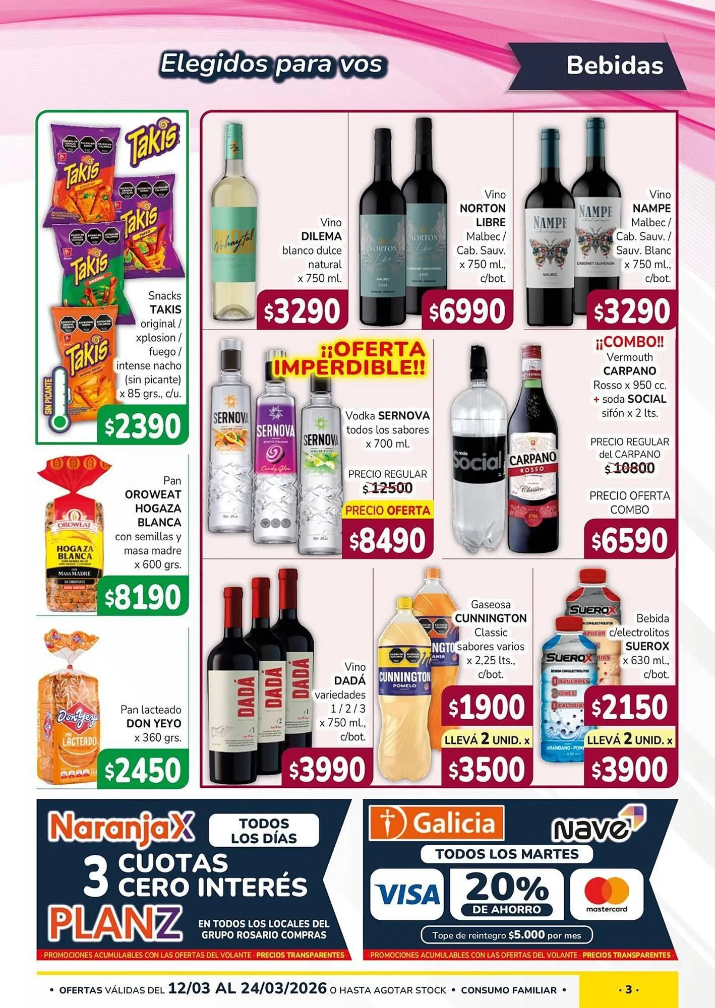Ofertas de Catálogo Unico Supermercados 12 de marzo al 24 de marzo 2026 - Página 3 del catálogo