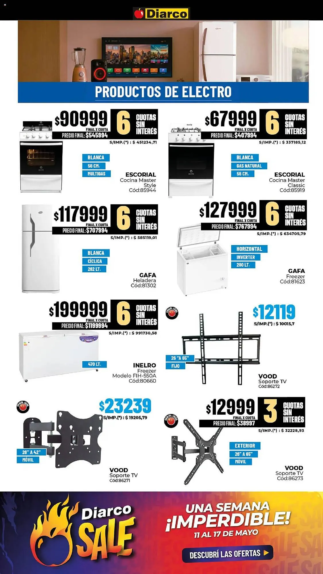 Ofertas de Catálogo Diarco 11 de mayo al 15 de mayo 2026 - Página 20 del catálogo