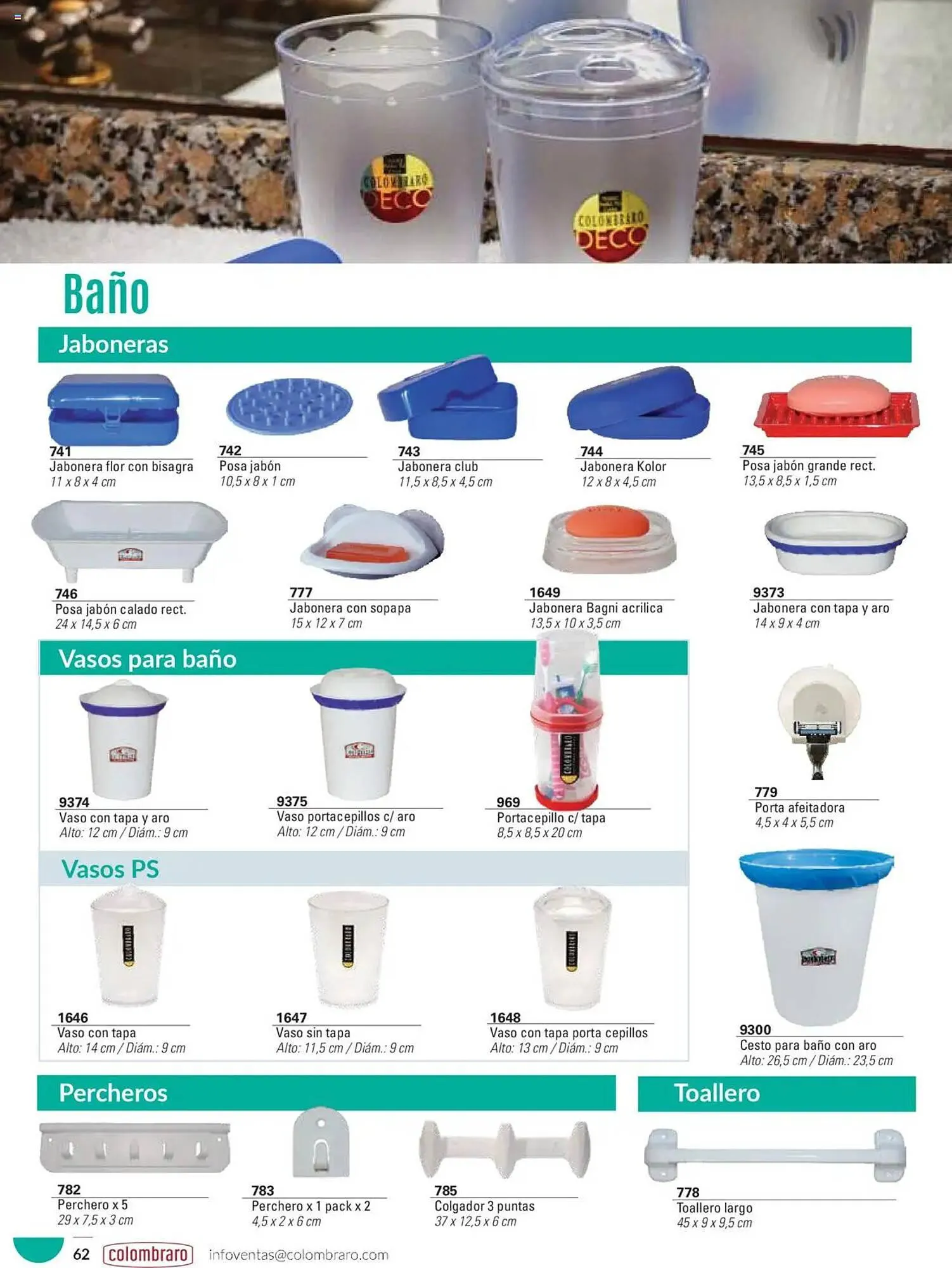 Ofertas de Catálogo Colombraro 16 de abril al 31 de diciembre 2025 - Página 62 del catálogo