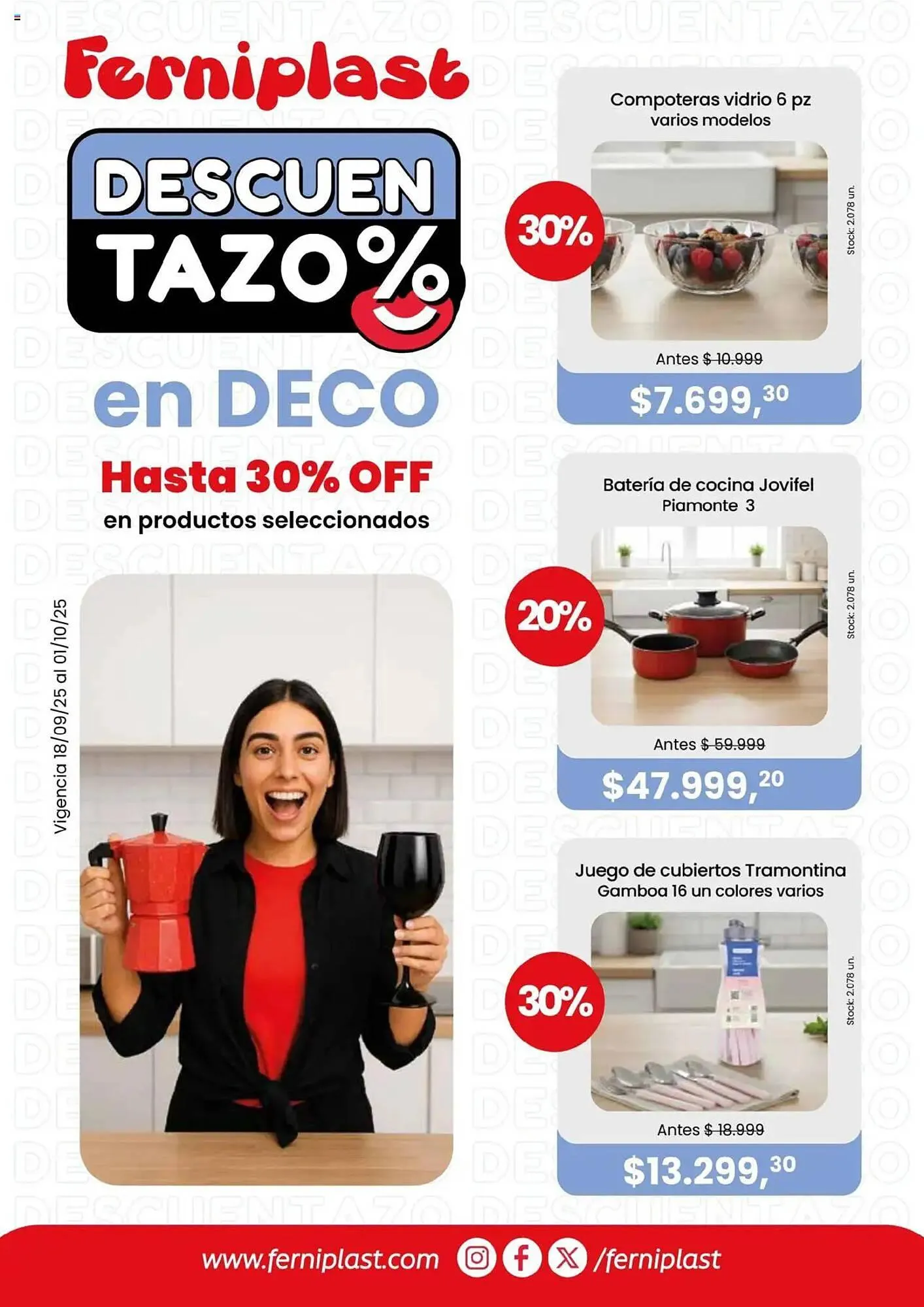 Ofertas de Catálogo Ferniplast 18 de septiembre al 2 de octubre 2025 - Página 1 del catálogo