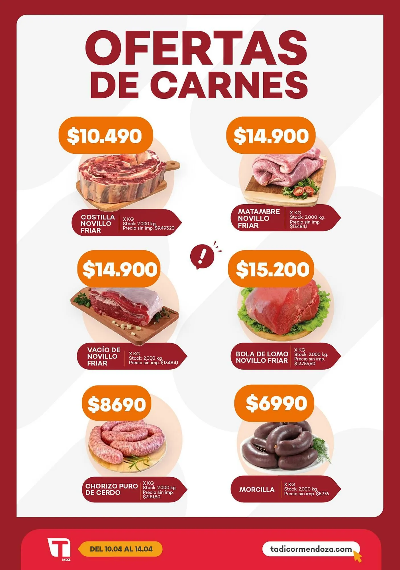 Ofertas de Catálogo Supermercados Tadicor 10 de abril al 14 de abril 2026 - Página 5 del catálogo