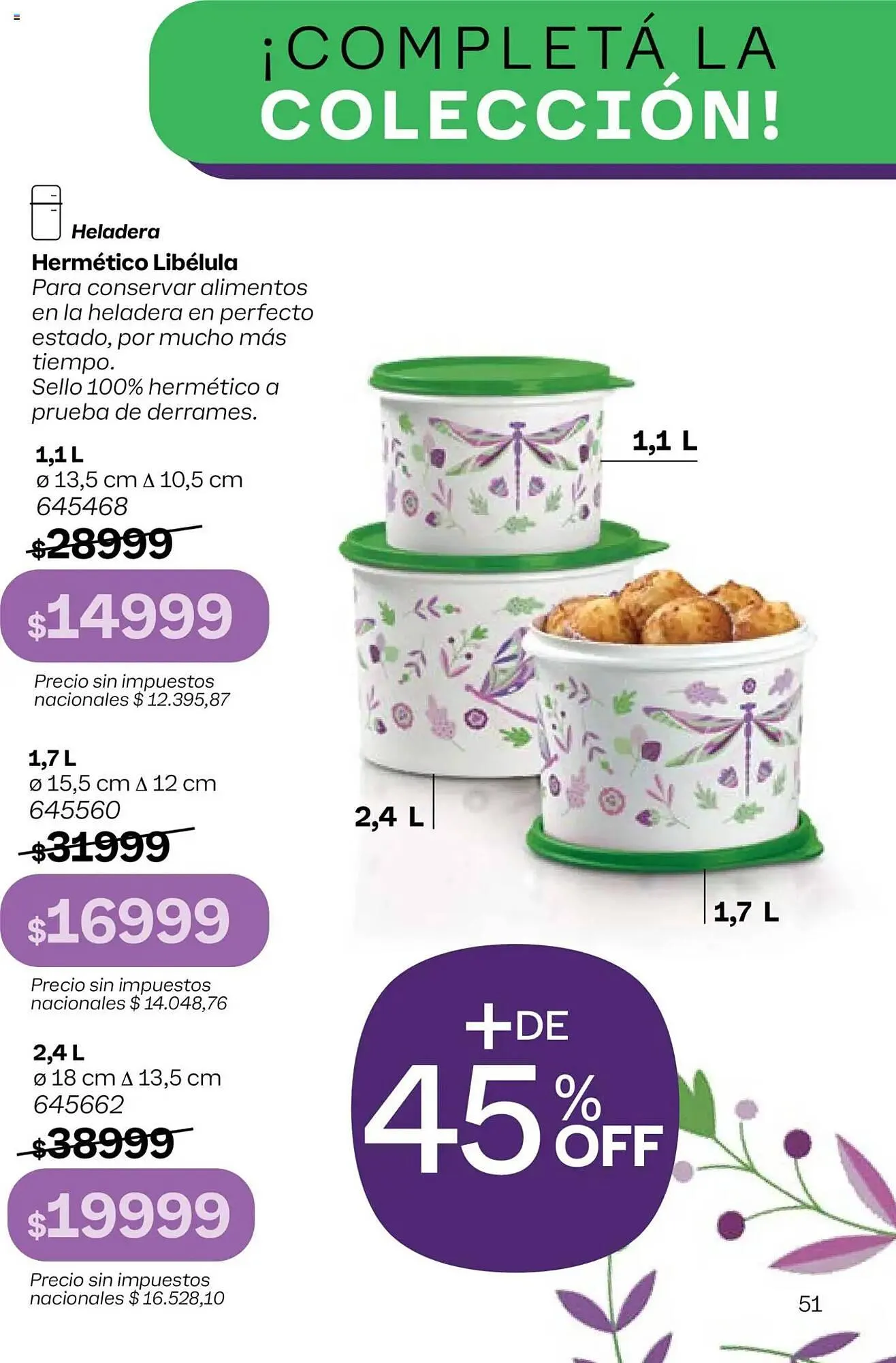 Ofertas de Catálogo Tupperware 11 de agosto al 25 de agosto 2025 - Página 52 del catálogo