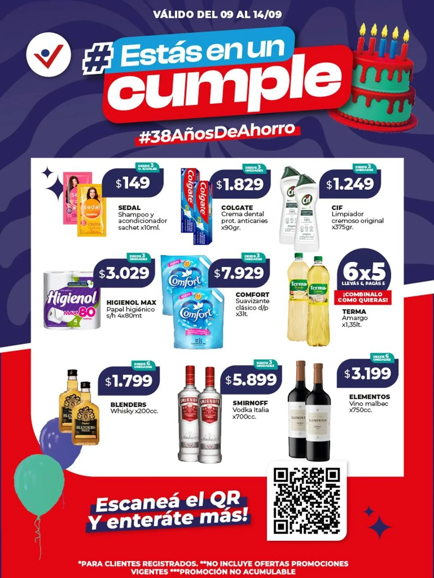 Ofertas de Catálogo Supermayorista Vital 9 de septiembre al 14 de septiembre 2025 - Página 2 del catálogo