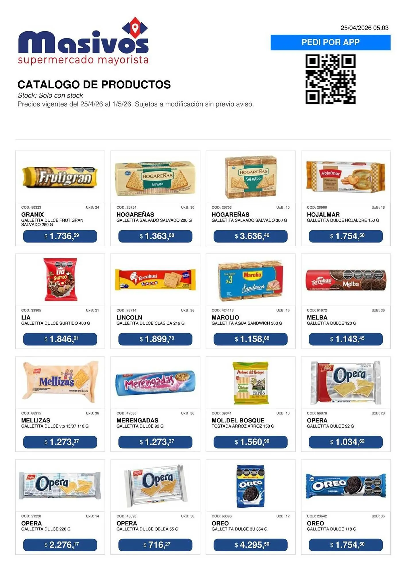 Ofertas de Catálogo Masivos 25 de abril al 1 de mayo 2026 - Página 30 del catálogo