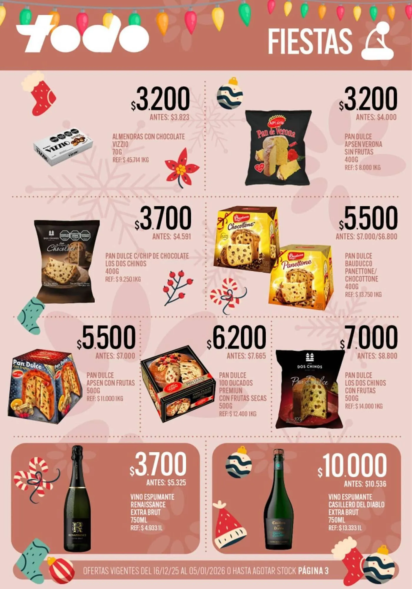Ofertas de Catálogo Supermercados Todo 16 de diciembre al 5 de enero 2026 - Página 3 del catálogo
