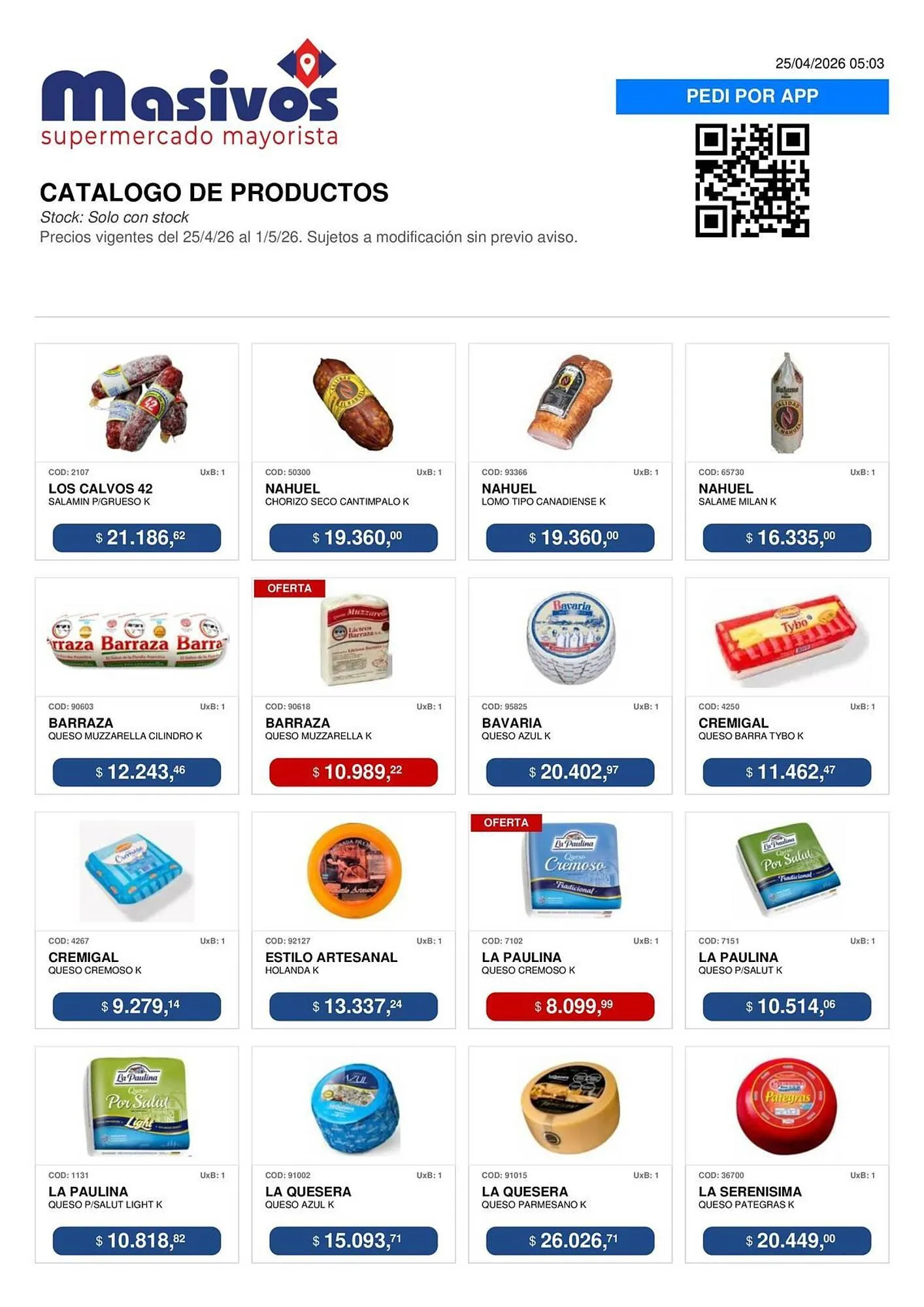 Ofertas de Catálogo Masivos 25 de abril al 1 de mayo 2026 - Página 143 del catálogo