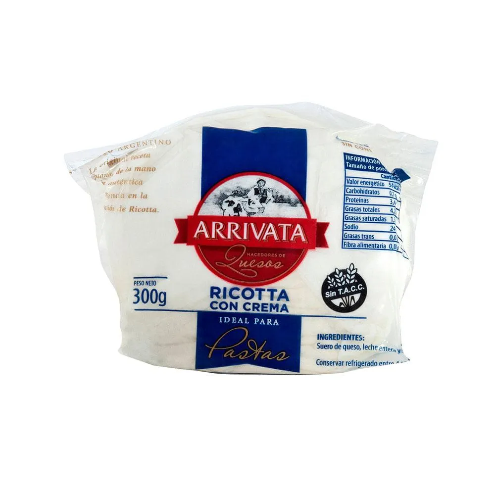 Ricota Arrivata Con Crema 300 Gr