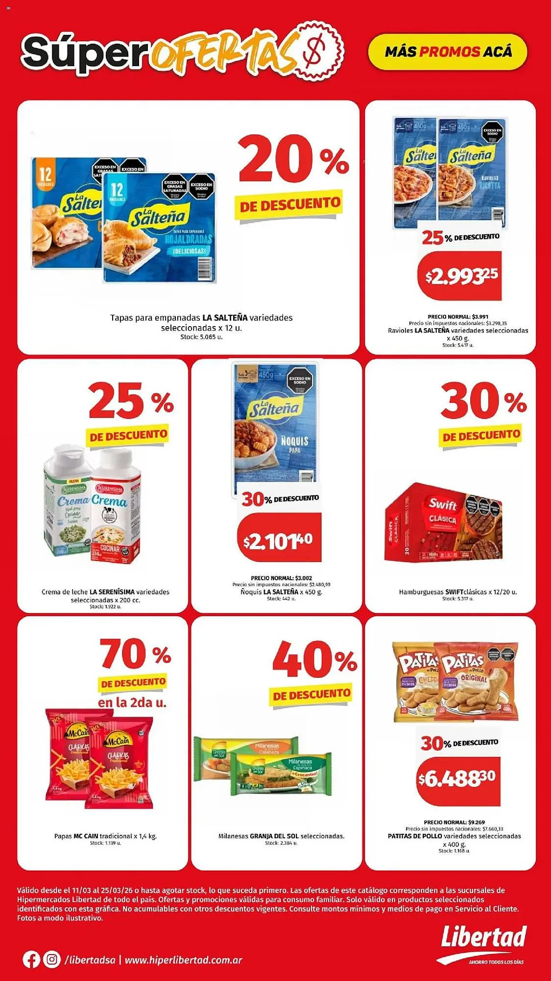 Ofertas de Catálogo Hipermercado Libertad 11 de marzo al 25 de marzo 2026 - Página 4 del catálogo
