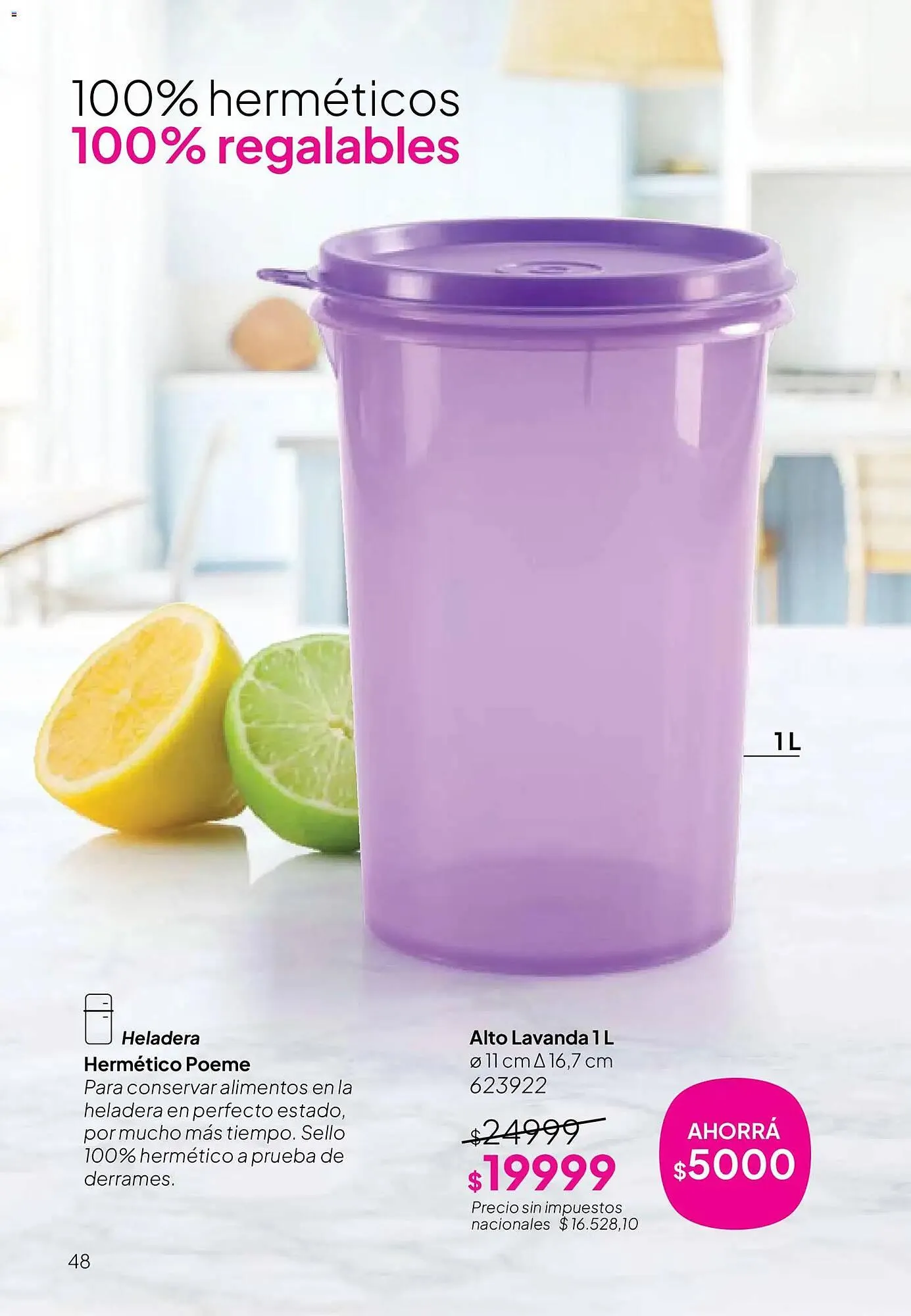 Ofertas de Folleto Tupperware 24 de noviembre al 31 de diciembre 2025 - Página 49 del catálogo