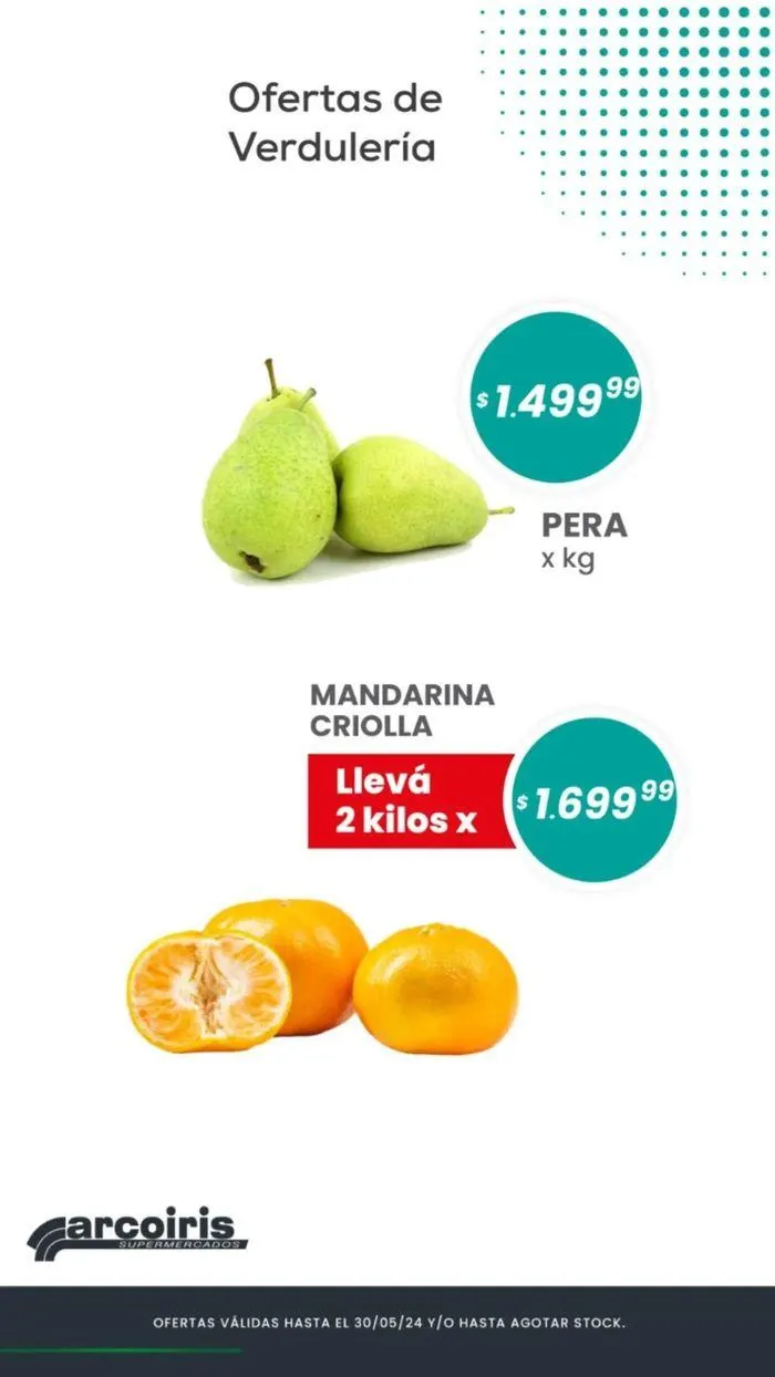 Ofertas de Ofertas de Verdulería Arcoiris 27 de mayo al 30 de mayo 2024 - Página 4 del catálogo