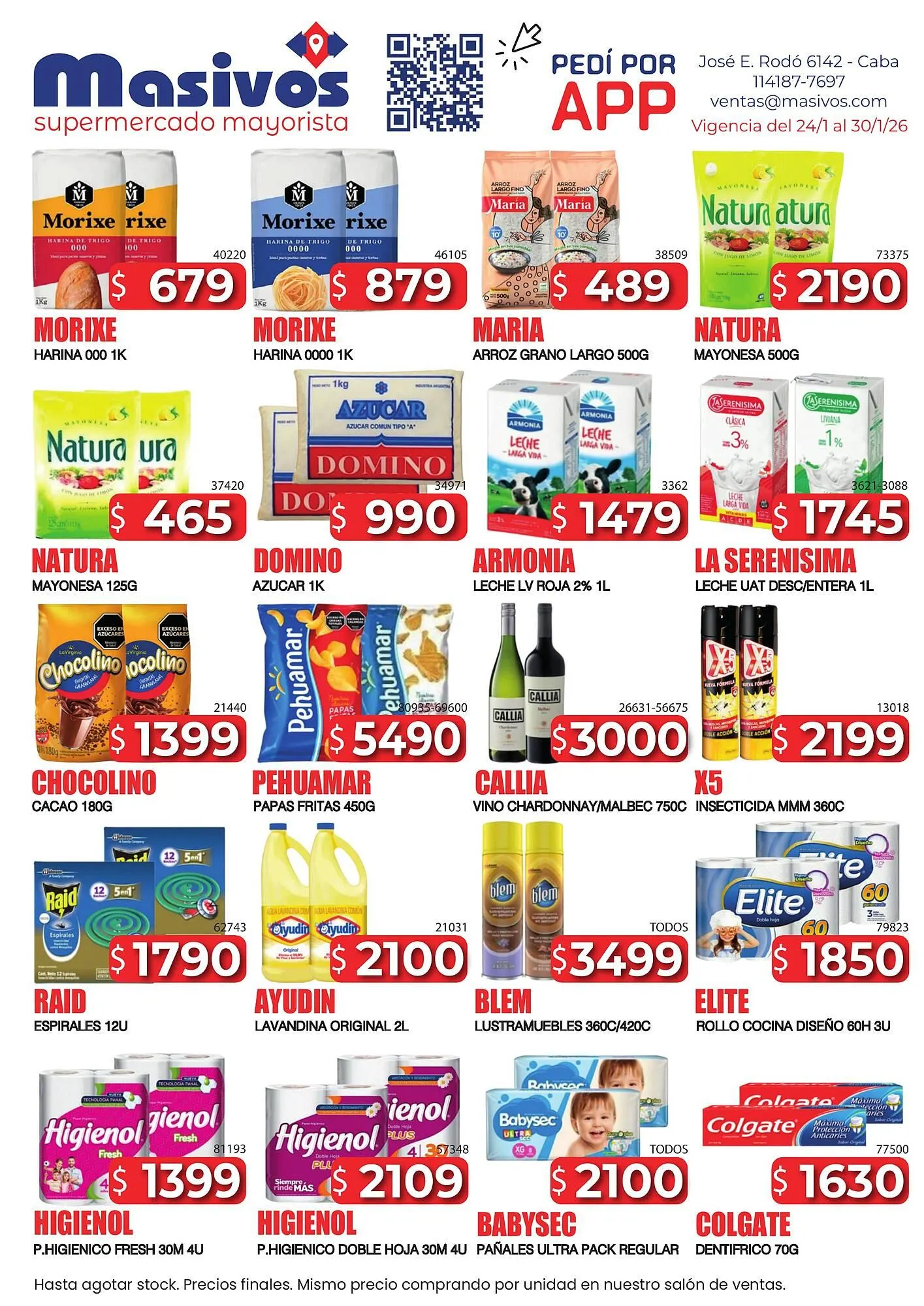 Catálogo Masivos - 1