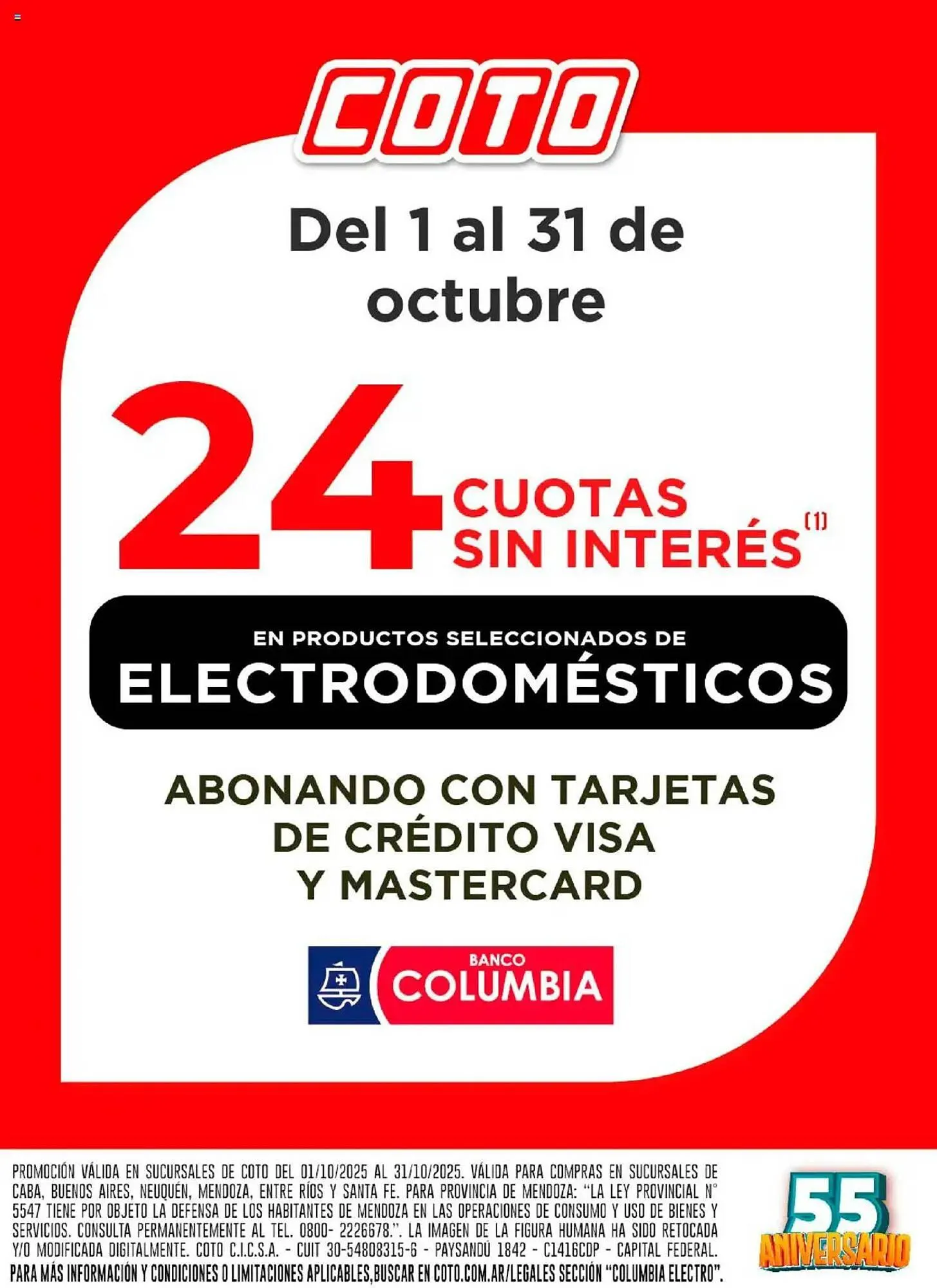 Ofertas de Catálogo Coto 1 de octubre al 31 de octubre 2025 - Página 1 del catálogo