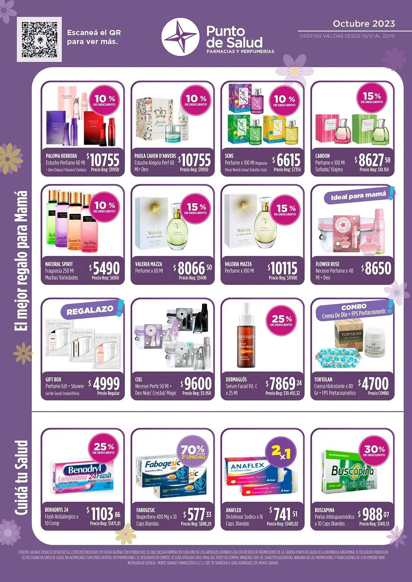 Ofertas de Catálogo Punto de Salud 6 de octubre al 22 de octubre 2023 - Página 1 del catálogo