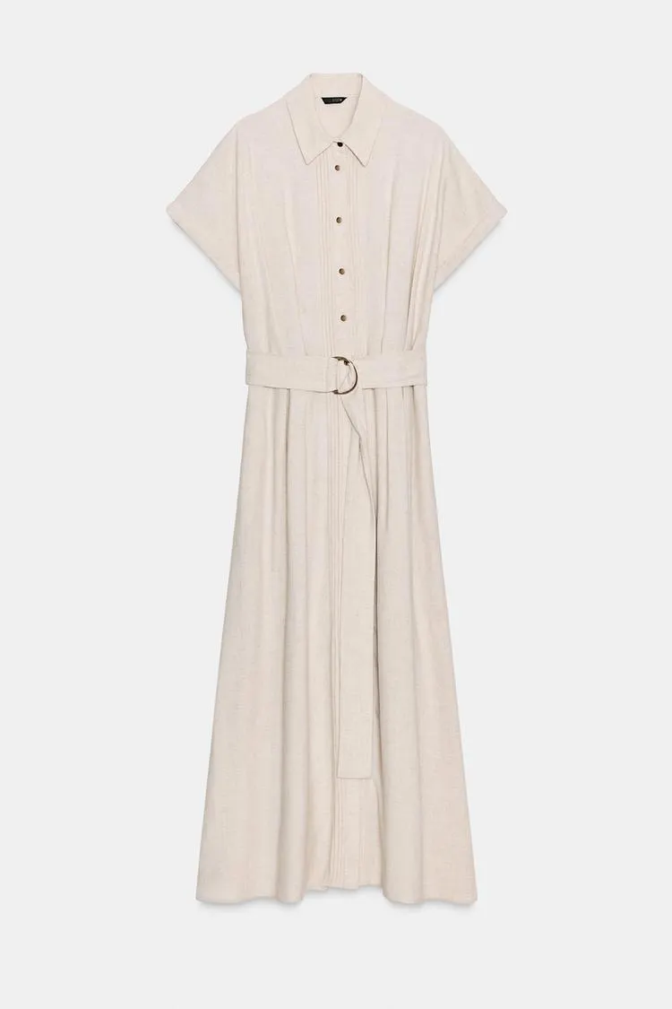 VESTIDO MIDI CAMISERO