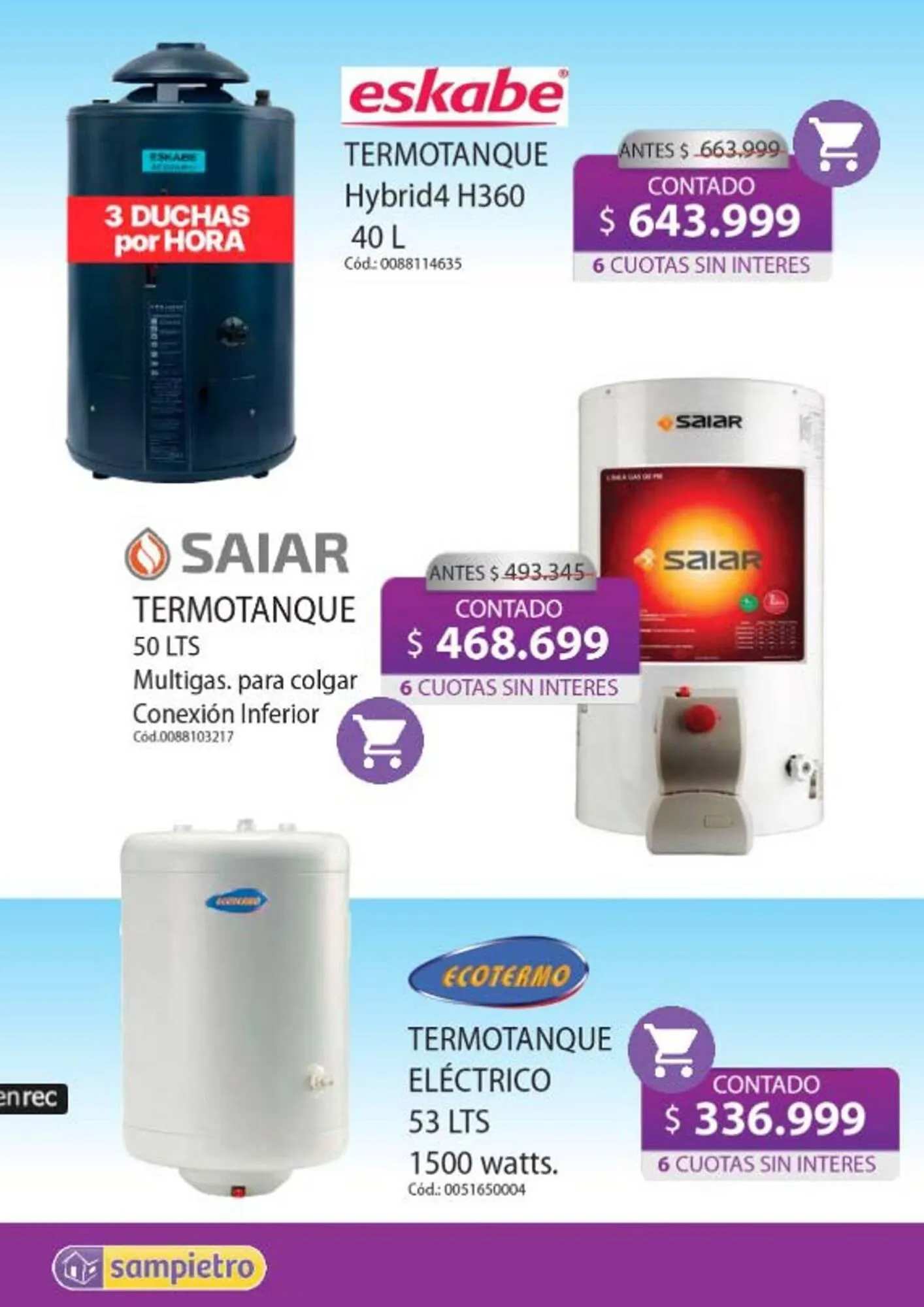 Ofertas de Catálogo Sampietro 9 de mayo al 15 de mayo 2025 - Página 17 del catálogo