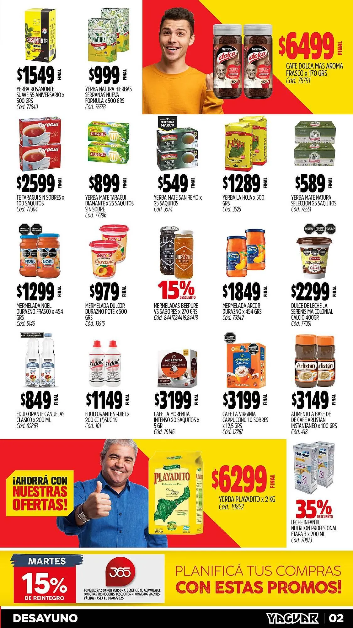 Ofertas de Catálogo Supermercados Yaguar 31 de marzo al 6 de abril 2025 - Página 2 del catálogo